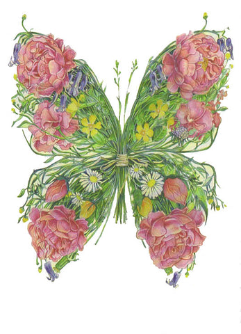 PAGAN WICCAN FINE ART GREETING CARDS Butterfly BIRTHDAY Animal BLANK DM COLLECTION