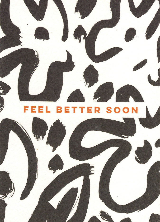 GREETING CARD Feel Better Soon THE COMPLETIST