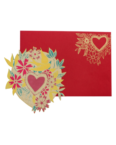 EAST END PRESS GREETING CARD Hearts