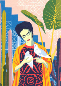 GREETING CARD Frida Kahlo PRINTER JOHNSON