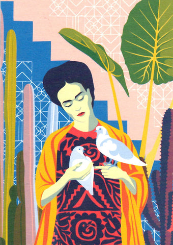 GREETING CARD Frida Kahlo PRINTER JOHNSON