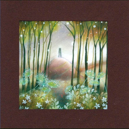 PAGAN WICCAN GREETING CARD Golden AMANDA CLARK