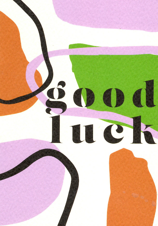 GREETING CARD Good Luck THE COMPLETIST