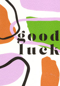 GREETING CARD Good Luck THE COMPLETIST