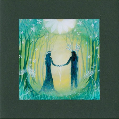 PAGAN WICCAN GREETING CARD Handfasting GODDESS AMANDA CLARK