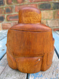 WOODEN HAPPY BUDDHA STATUE Figure 10 cm