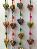 INDIAN HANGING LOVE HEARTS DECORATION
