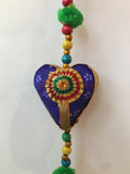 INDIAN HANGING LOVE HEARTS DECORATION