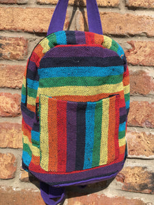 SMALL RAINBOW RUCKSACK/BACKPACK