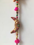 INDIAN HANGING MOON & STARS DECORATION
