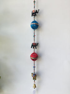 INDIAN HANGING BALL & ELEPHANTS DECORATION