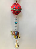INDIAN HANGING BALL & ELEPHANTS DECORATION