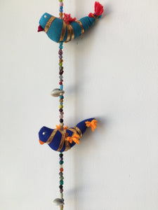 INDIAN HANGING MINI PARROT BIRDS DECORATION