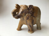 SOAPSTONE SET OF 3 ELEPHANT FIGURES