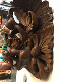 WOODEN BALINESE BIRD MASK A