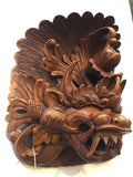 WOODEN BALINESE BIRD MASK A