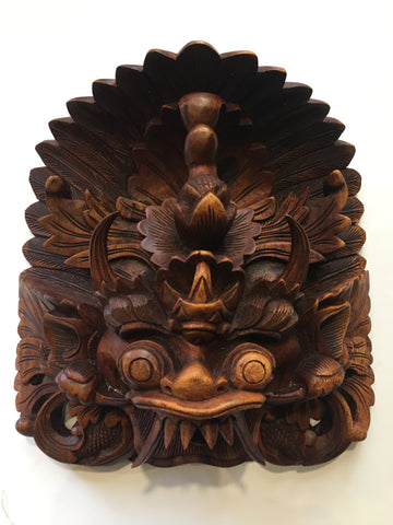 WOODEN BALINESE BIRD MASK B