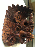 WOODEN BALINESE BIRD MASK B