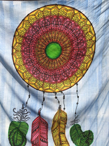 INDIAN TAPESTRY, WALL HANGING DREAMCATCHER