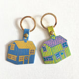 ARK COLOUR DESIGN "CABIN/HOUSE" KEY RINGS/FOBS