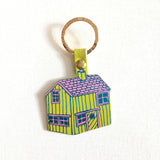 ARK COLOUR DESIGN "CABIN/HOUSE" KEY RINGS/FOBS