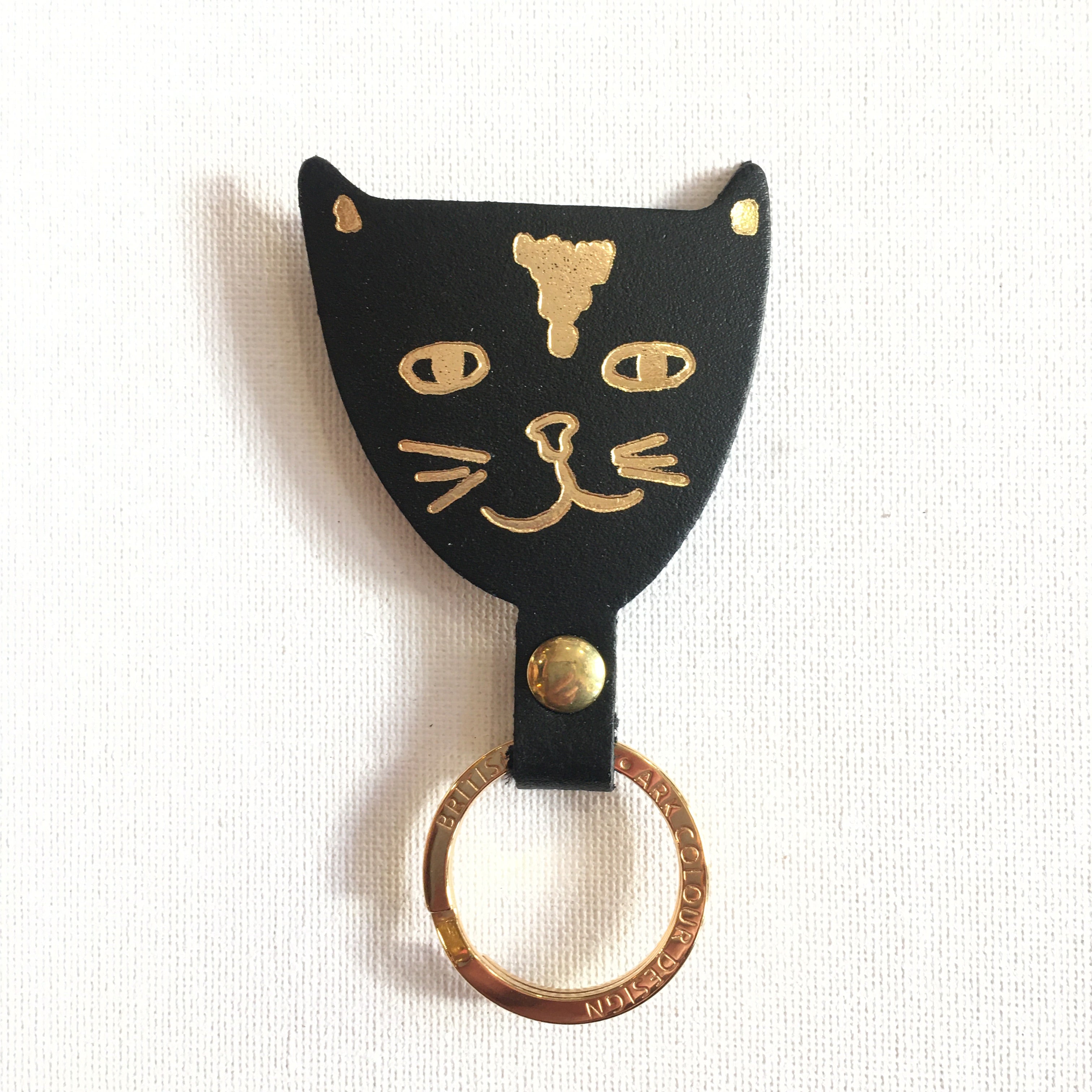 HANDMADE LEATHER KEY RINGS KEY FOBS Cats CAR HOUSE ARK COLOUR DESIGN ...