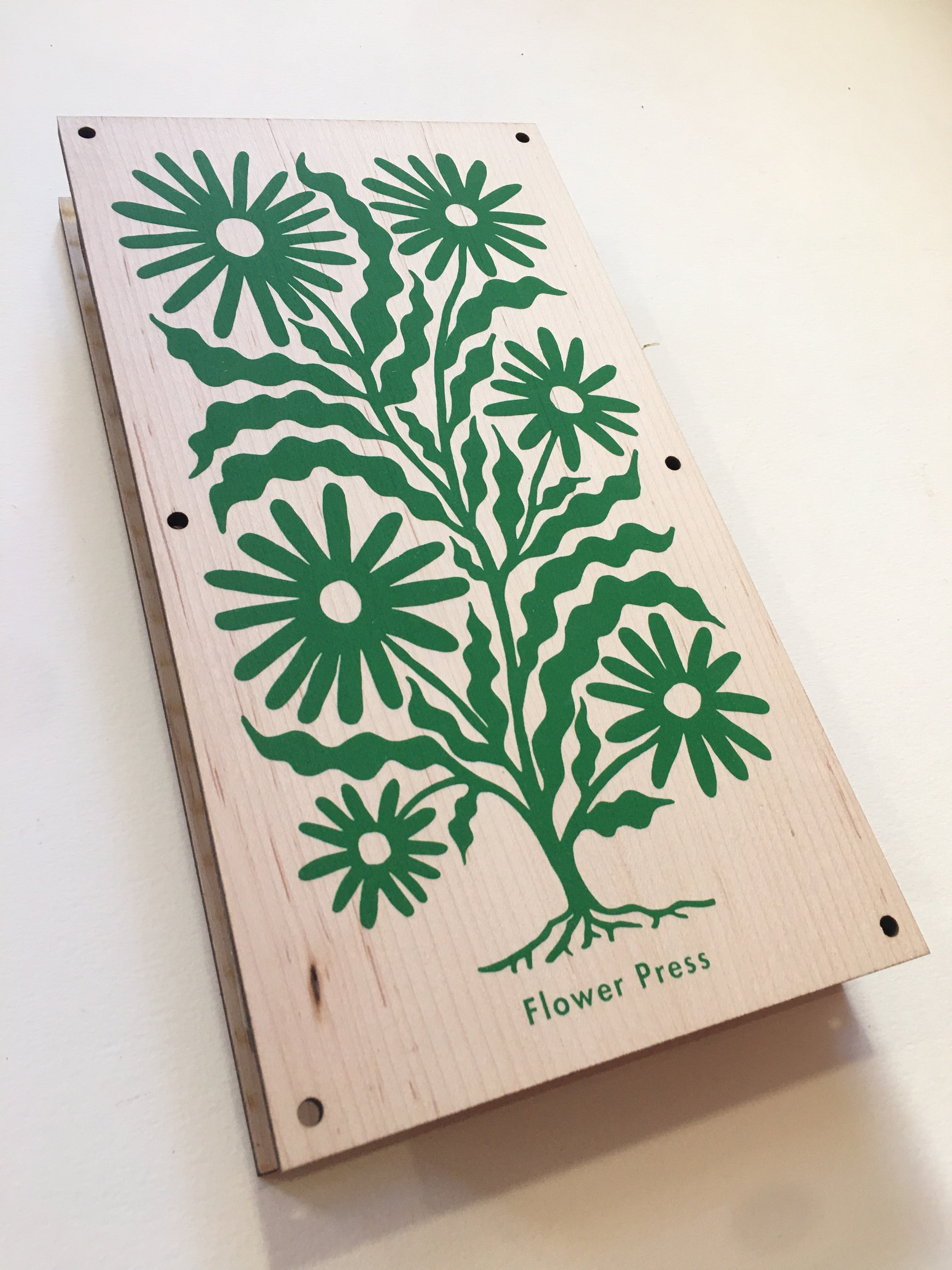 Large Wooden Flower Press Kit - Create Botanical Art & Hand-Made Cards -  Little Garden Shop | Claudia de Yong Designs