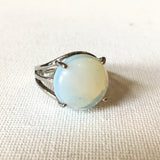 ADJUSTABLE HEALING CRYSTAL RINGS