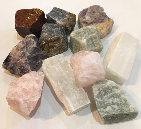 RAW ROUGH CUT CRYSTALS
