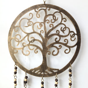 LARGE METAL Tree of Life WIND CHIME