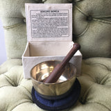 BRASS SINGING BOWL GIFT SET