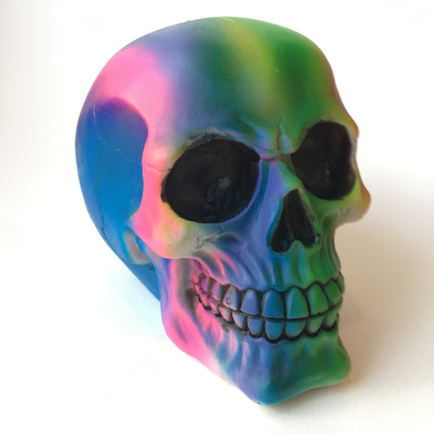RAINBOW SKULL FIGURE