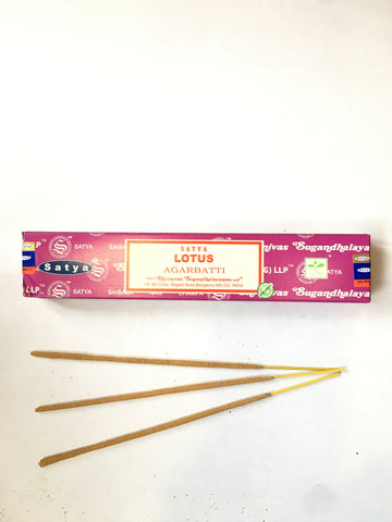 LOTUS SATYA NAG CHAMPA INCENSE STICKS