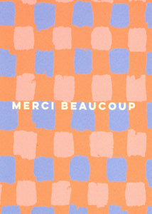 GREETING CARD Merci Beaucoup THE COMPLETIST