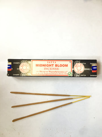 MIDNIGHT BLOOM SATYA NAG CHAMPA INCENSE STICKS