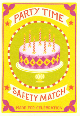 MINI GREETING CARD Party Time PRINTER JOHNSON