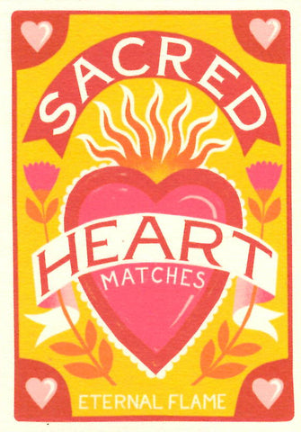 MINI GREETING CARD Sacred Heart PRINTER JOHNSON
