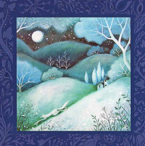 PAGAN WICCAN GREETING CARD Moonlit Tale GODDESS Celtic AMANDA CLARK