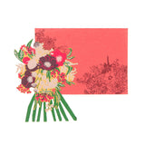EAST END PRESS GREETING CARD Peony Bouquet