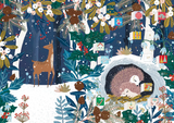 ROGER LA BORDE 'Wild Wood Hideaway Hedgehog' ADVENT CALENDAR CARD