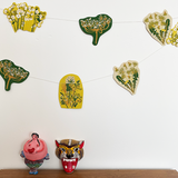 EAST END PRESS PAPER GARLAND Spring Hedgerow
