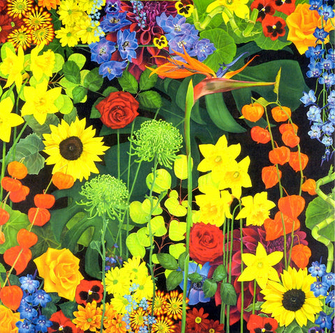 FINE ART GREETING CARD Strelitzia GEORGIA COX