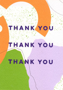 GREETING CARD Thank You Thank You Thank You THE COMPLETIST