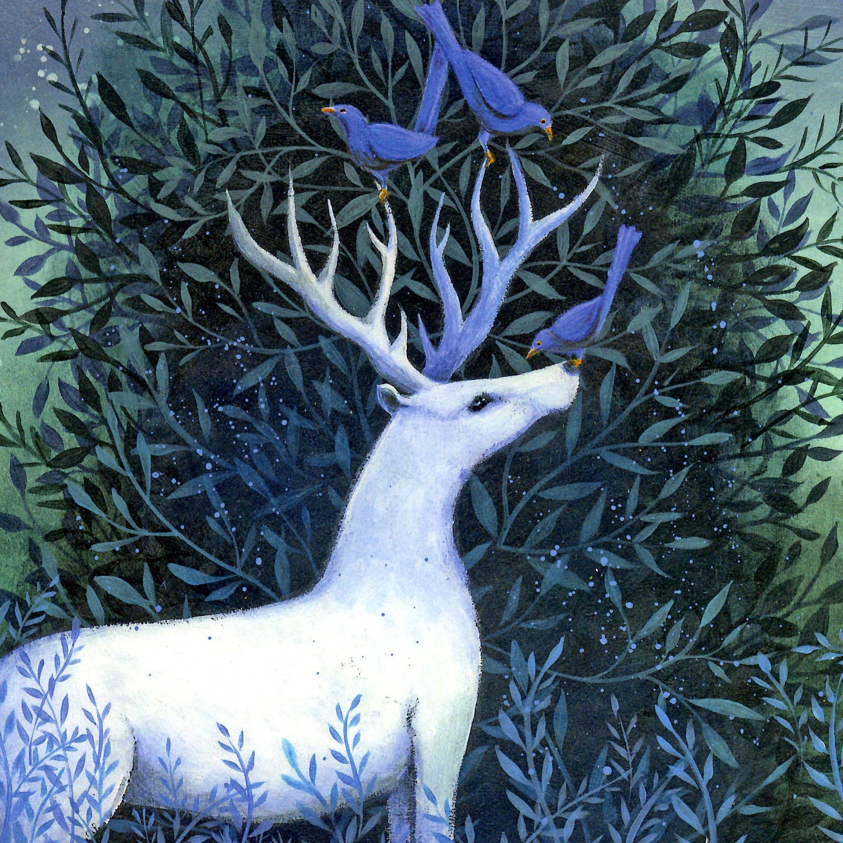 PAGAN WICCAN GREETING CARD The Secret AMANDA CLARK