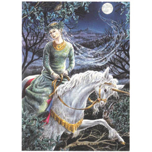 PAGAN WICCAN GREETING CARD The Green Lady WENDY ANDREW Birthday CELTIC GODDESS