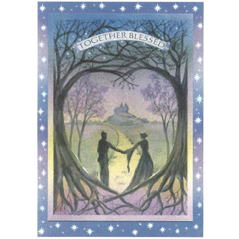 PAGAN WICCAN GREETING CARD Together Blessed WENDY ANDREW CELTIC GODDESS