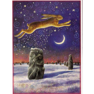 YULE XMAS GREETING CARD Winter Solstice Magick PAGAN SOLSTICE WENDY ANDREW