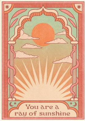 GREETING CARD You Are a Ray of Sunshine CAI & JO