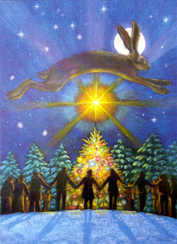 YULE XMAS GREETING CARD Yuletide Friendship WENDY ANDREW
