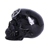 BLACK MAGIC PENTAGRAM SKULL HEAD FIGURE